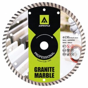 Diamond Marble Cutting Turbo Disc 9 Inch